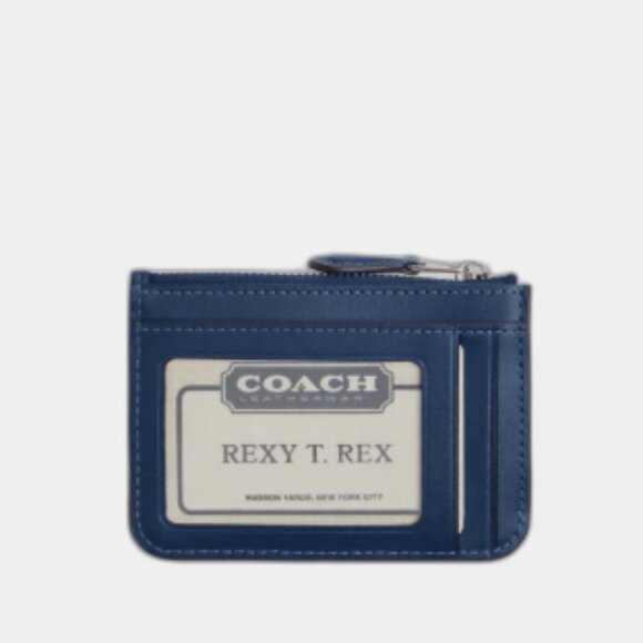 Coach Denim Signature Mini ID Card Case - Picture 3 of 4